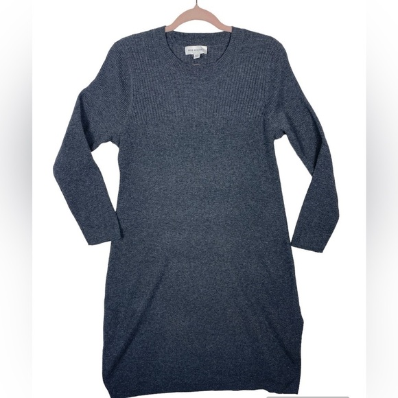 Plus size ribbed gray long sleeve sweater midi dress size 3x - Picture 1 of 10